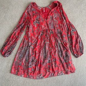 Free People Baby Doll Dress with pockets